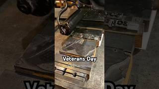 Howard Prints A Large U.s. Flag And Some Type For Veterans Day November 11