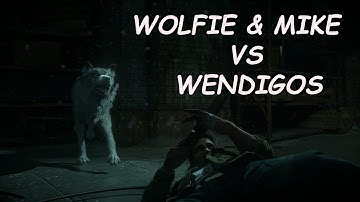 Until Dawn Most Badass Fight Scene - Mike & Wolfie vs Wendigos!