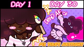 | I DOMINATED My Very First ArtFight Then...Proceeded To Get Jumped💀| Artfight Video + Commentary|
