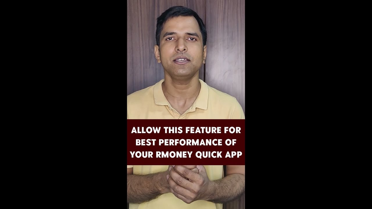 Allow This Feature For Best PerformanceOf Your RMoney Quick APP | Trader For Stock Market | RMoney