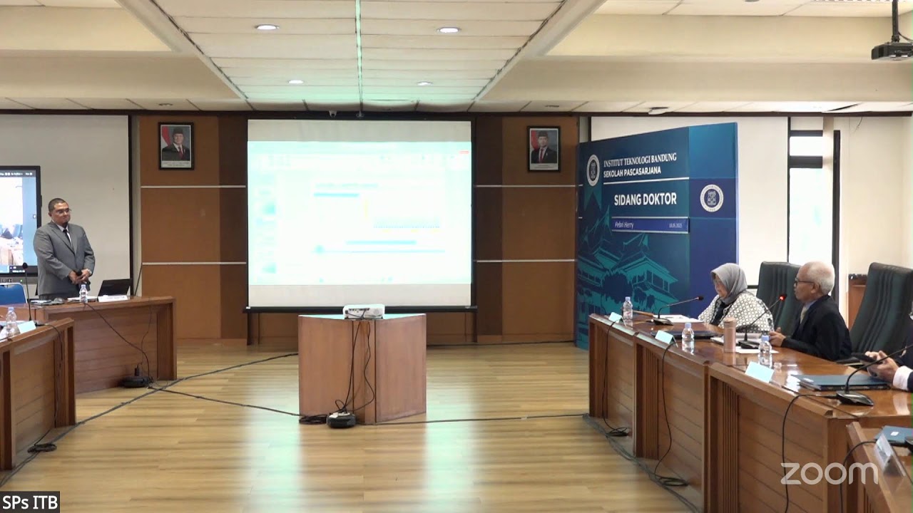 Sidang Doktor a.n. Pebri Herry (FTSL)