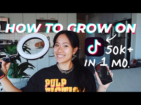 HOW TO GROW ON TIK TOK IN ONE MONTH &amp; how I grew to 50,000+ followers in my first month on Tik Tok