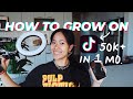 HOW TO GROW ON TIK TOK IN ONE MONTH & how I grew to 50,000+ followers in my first month on Tik Tok