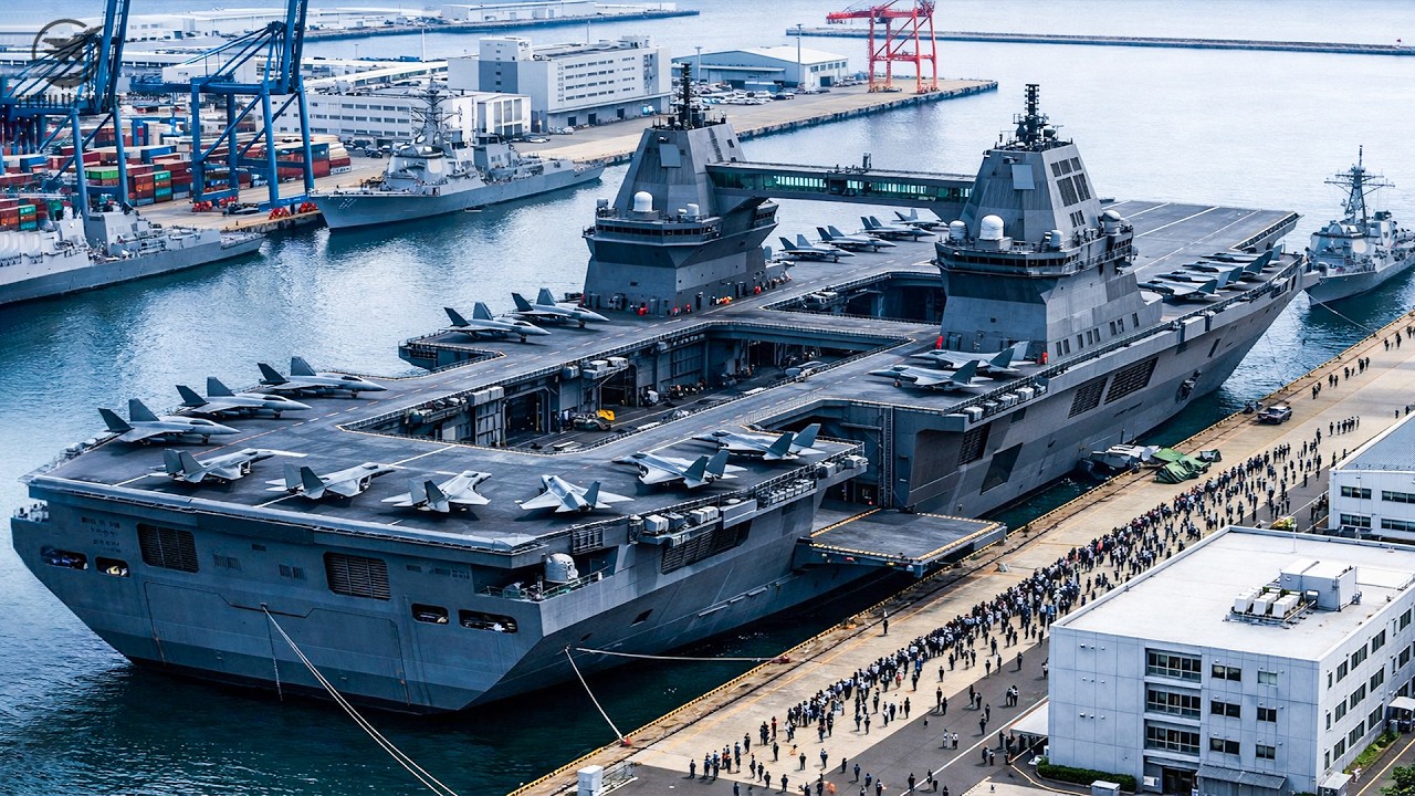 Japan Reveals a New Disguised Aircraft Carrier That Stuns the World!