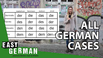 Jak se v němčině pozná pád?