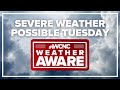 Severe weather possible in Charlotte, NC: #WakeUpCLT To Go image