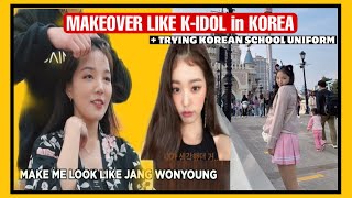 [GIVEAWAY] MAKEOVER KPOP IDOL HAIR IN KOREA +  LOTTE WORLD ADVENTURE // DASURI CHOI