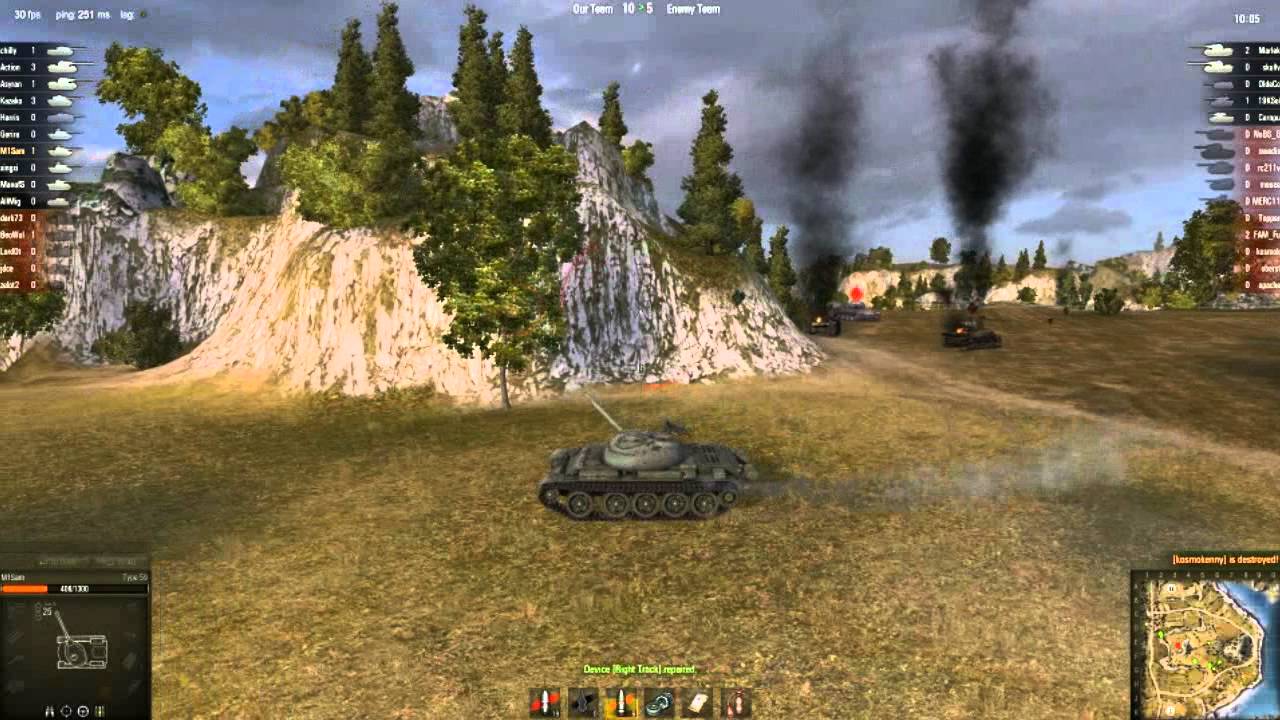 World of Tanks (PC) - Chinese Type 59 Tank Gameplay [HD]