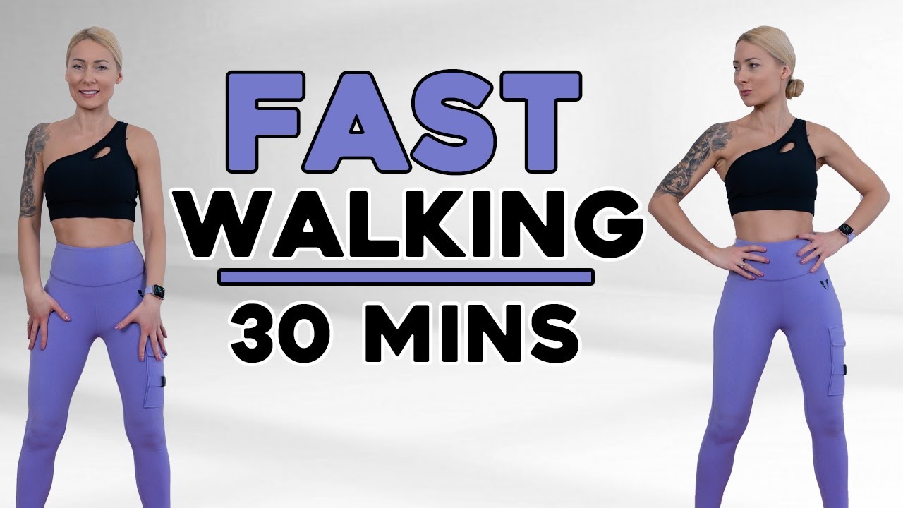 🔥FAST Walking in 30 minutes🔥 | Fitness Videos | Knee Friendly🔥