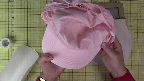 Demonstration of the 4" x 4" Durkee Cap Frame for Single Needle Machines | Echidna Sewing