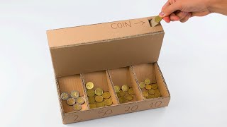 DIY Coin Sorting Machine from Cardboard