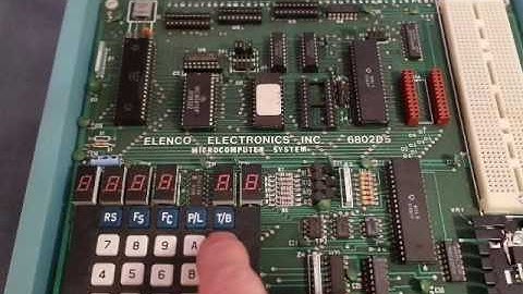 1980 Motorola MEK6802D5 Microprocessor Development board