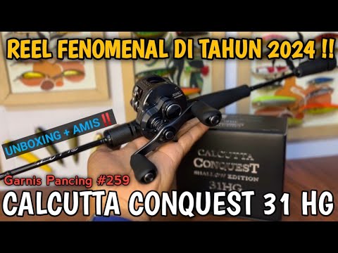 SHIMANO KELUARKAN REEL TERBARU TAHUN INI‼️KEREN BANGET PAK‼️🤩 CALCUTTA CONQUEST SHALLOW SPESIAL 31HG