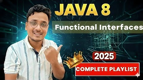 Functional Interface in Java 8 in Marathi