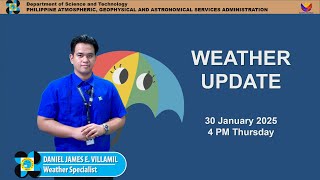 Public Weather Forecast issued at 4PM | January 30, 2025 - Thursday