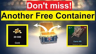 Gift Container In Wot Blitz Get A Tank Or Guaranteed D Only Today