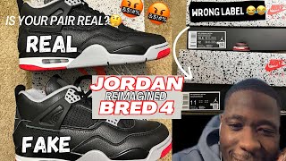 Air Jordan 4 Bred Reimagined INCONSISTENCIES