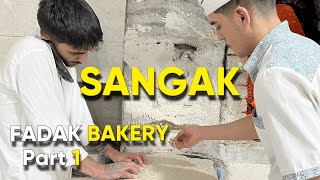 How Sangak Bread Is Made In Iran | Skilled Young Bakers: Making Sangak Bread in Tehran! 🍞👌