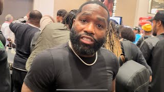 ADRIEN BRONER NO COMMENT ON RYAN GARCIA PEDs SITUATION