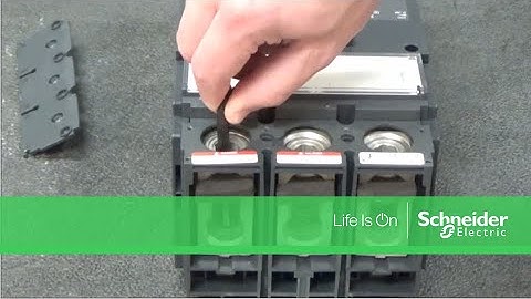 Removing Lugs from 400/600A I-Line PowerPact L-Frame Circuit Breaker | Schneider Electric Support