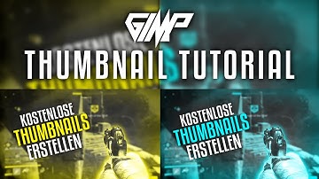 KOSTENLOSE THUMBNAILS MIT GIMP ERSTELLEN | Gaming Thumbnail Tutorial | dieserPhoenix