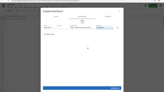 Quick demo for Avgidea Data Search