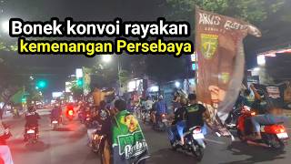 Bonek konvoi rayakan Persebaya juara Piala Presiden 2026