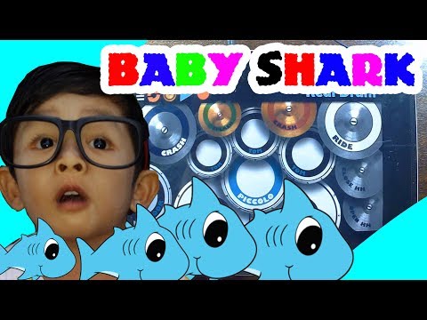 baby-shark---real-drum-|-pinkfong-song-|-#babysharkchallenge