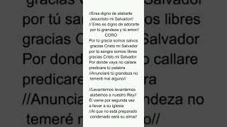 Video thumbnail of "Eres digno de alabarte Jesucristo mi Salvador Luz a las Naciones Quito ❤️ (#383)"
