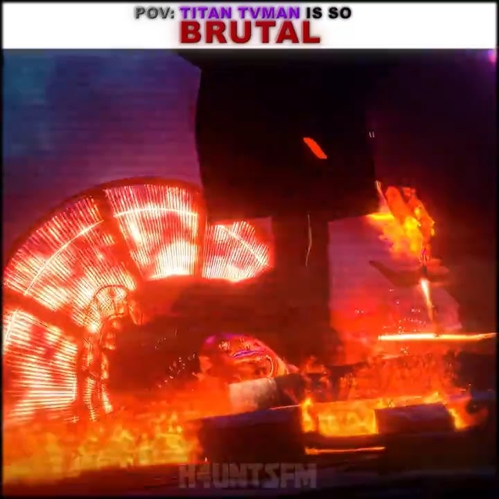 Titan TvMan Is So Brutal 💀🙏🏻😵🔥 || Skibidi Toilet ✨ || #foryou #skibiditoilet #viralvideo