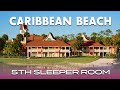 Disney's Caribbean Beach Resort & 5th Sleeper Room Tour