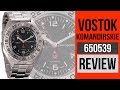 Vostok Komandirskie 650539 Russian 24 hours Military Automatic watch WR 200m Review