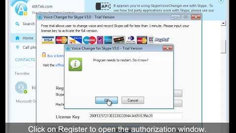 How to Register Voice Changer for Skype