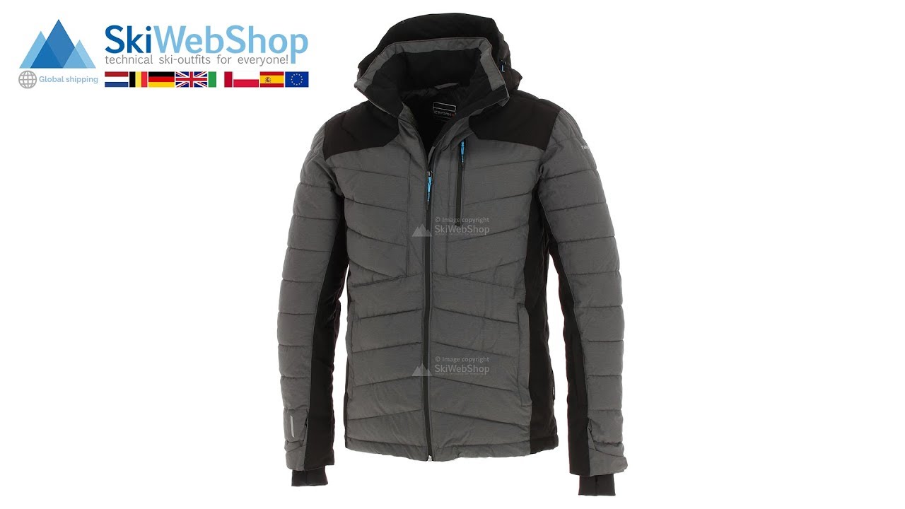 Icepeak Kelson Giacca Uomo Impermeabile E Traspirante Con Cappuccio Regolabile - 3