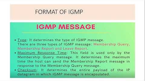 IGMP-INTERNET GROUP MANAGEMENT PROTOCOL