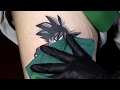 Dragon Ball Goku Anime Tattoo Time Lapse