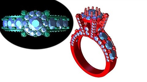 how to design ring with matrix 8 3d modeling software #199 #umphumrin #jewelrydesign #trending