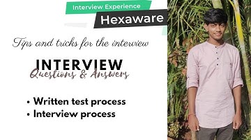 Hexaware latest interview experience 2022 | Hexaware interview question & Answers | Tips to clear