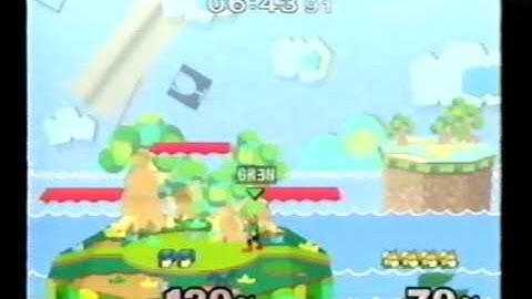 DDRKirby(ISQ) - 3-23,24-11 - SSBM - #88 - Green(Fox) vs. Blue(Marth).MPG