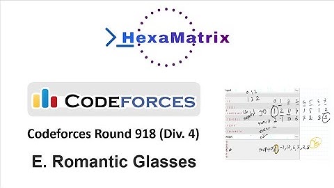 E. Romantic Glasses || Codeforces Round 918 (Div. 4) || Bangla explanation