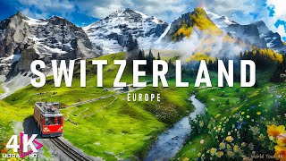 SWITZERLAND 4K • Relaxation Film With Beautiful Piano Music • Relaxation Film 4K Ultra HD