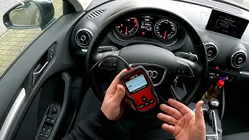 Service interval reset (maintenance lamp) with OBD2 scanner Audi A3/S3 Sportback DIY