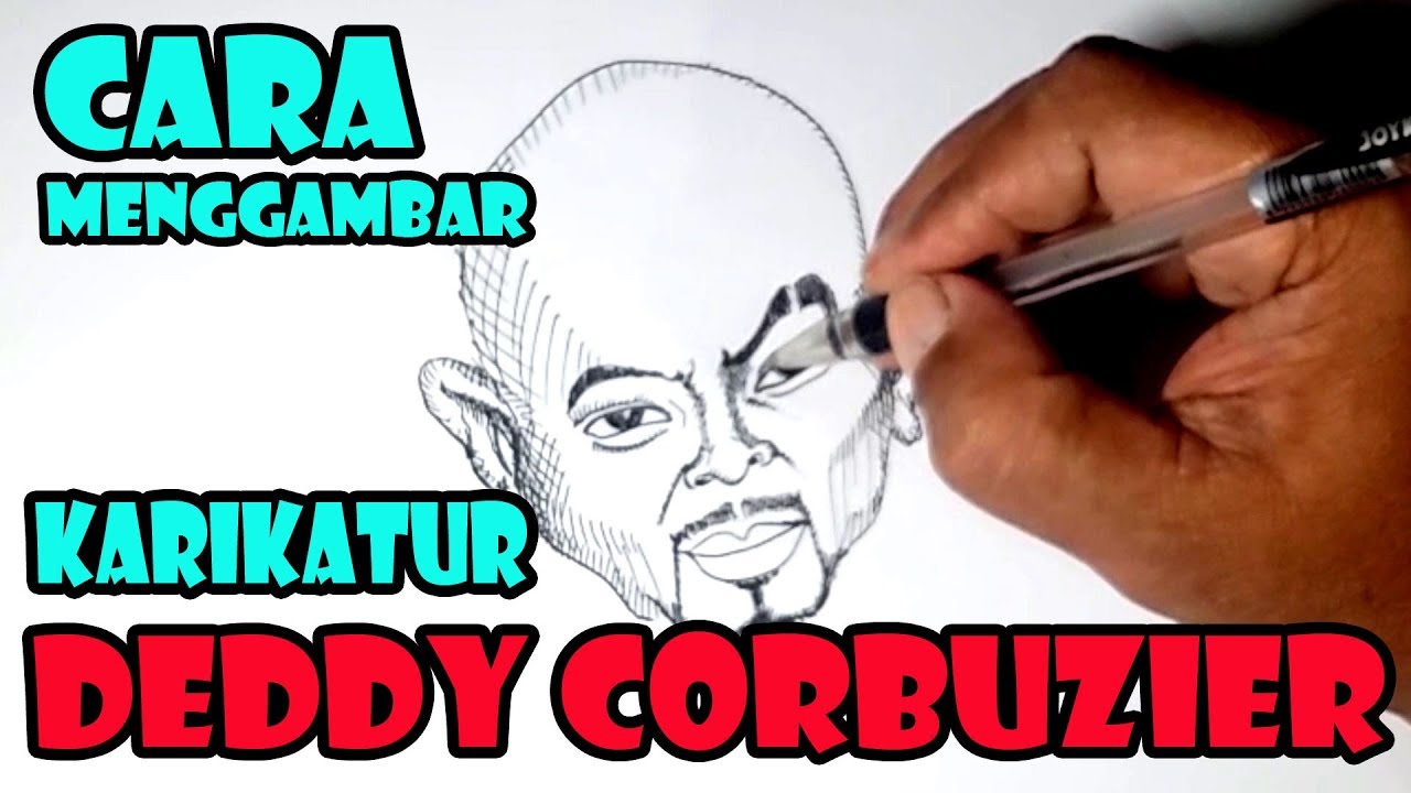 Lucu Cara Menggambar Wajah Deddy Corbuzier Wajahnya Di Gambar