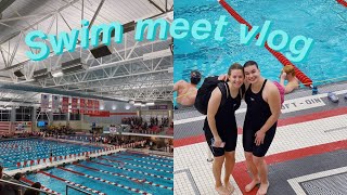 swim meet vlog &amp; my swim meet routines