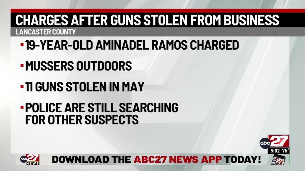 Harrisburg man charged in burglary; 11 guns stolen - YouTube