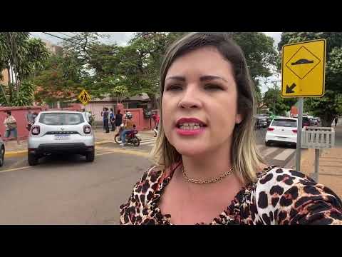 Pais de alunos do Lourenço Filho pedem melhorias no trânsito visando a segurança das crianças