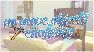 The Sims 4 House Building - No Move Objects Challenge!