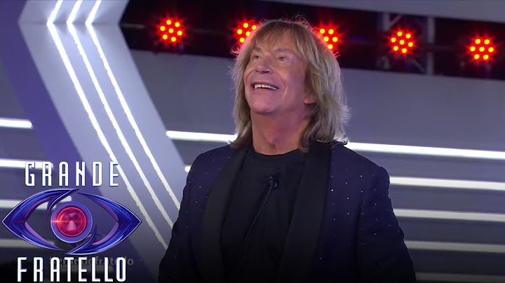Grande Fratello - Enzo Paolo Turchi fa il suo ingresso nella Casa