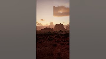 Desert Biome Cinematic scene | Unreal Engine 5 +@realbiomes + Ultra Dynamic Sky #shorts #short