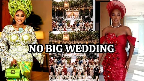 ACTRESS MERCY AIGBE DAUGHTER MICHELLE TELL HER NO BIG WEDDING 